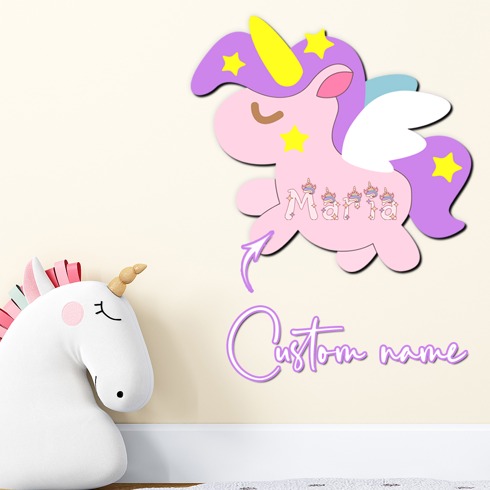 Wooden Letter Sign - Placa de Nome Personalizada em Madeira