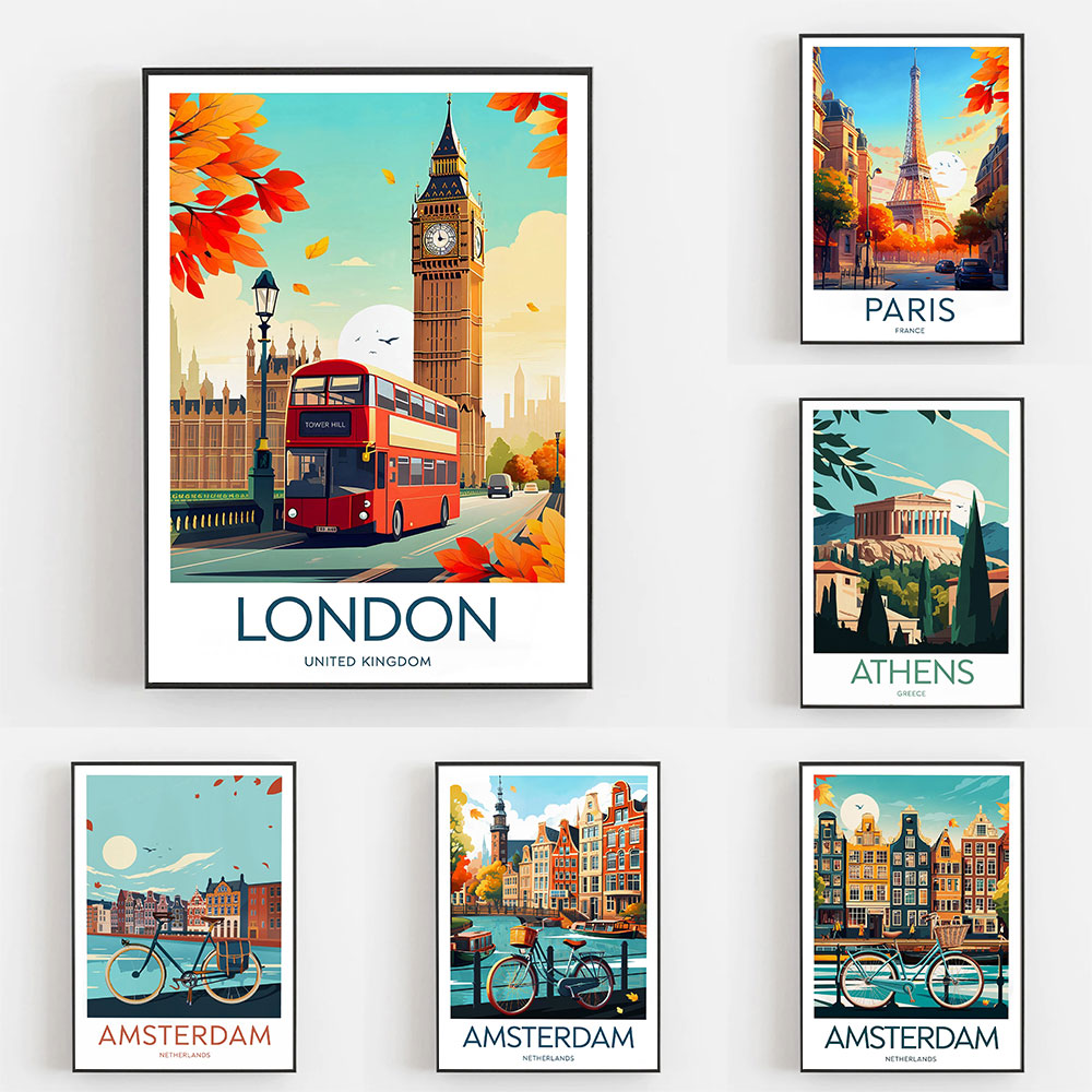 Home Decor Netherlands - Impressões de Viagem de Amsterdã, Países