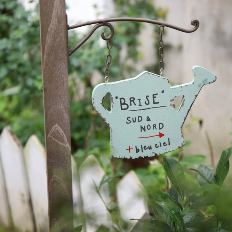 Wooden Letter Sign - Placa de Jardim Rústica - Placa