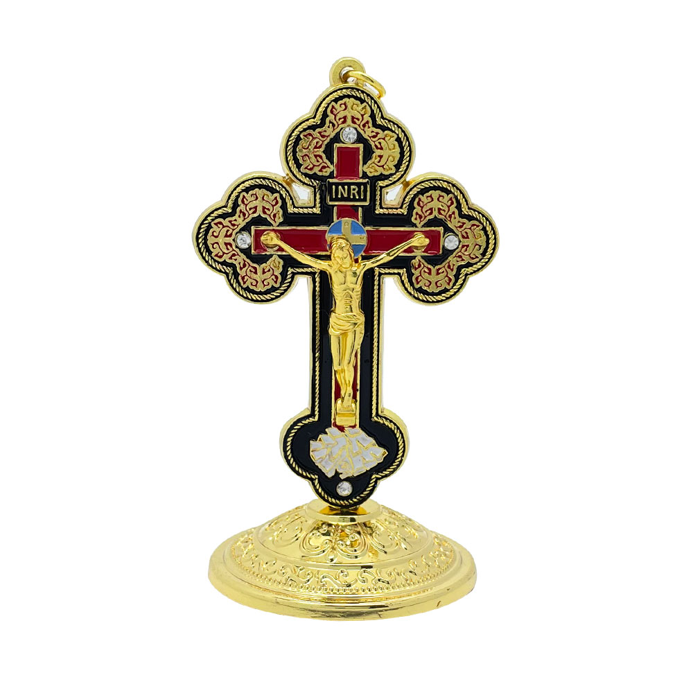 Home Decor In - Novo Crucifixo Católico de Mesa 2026