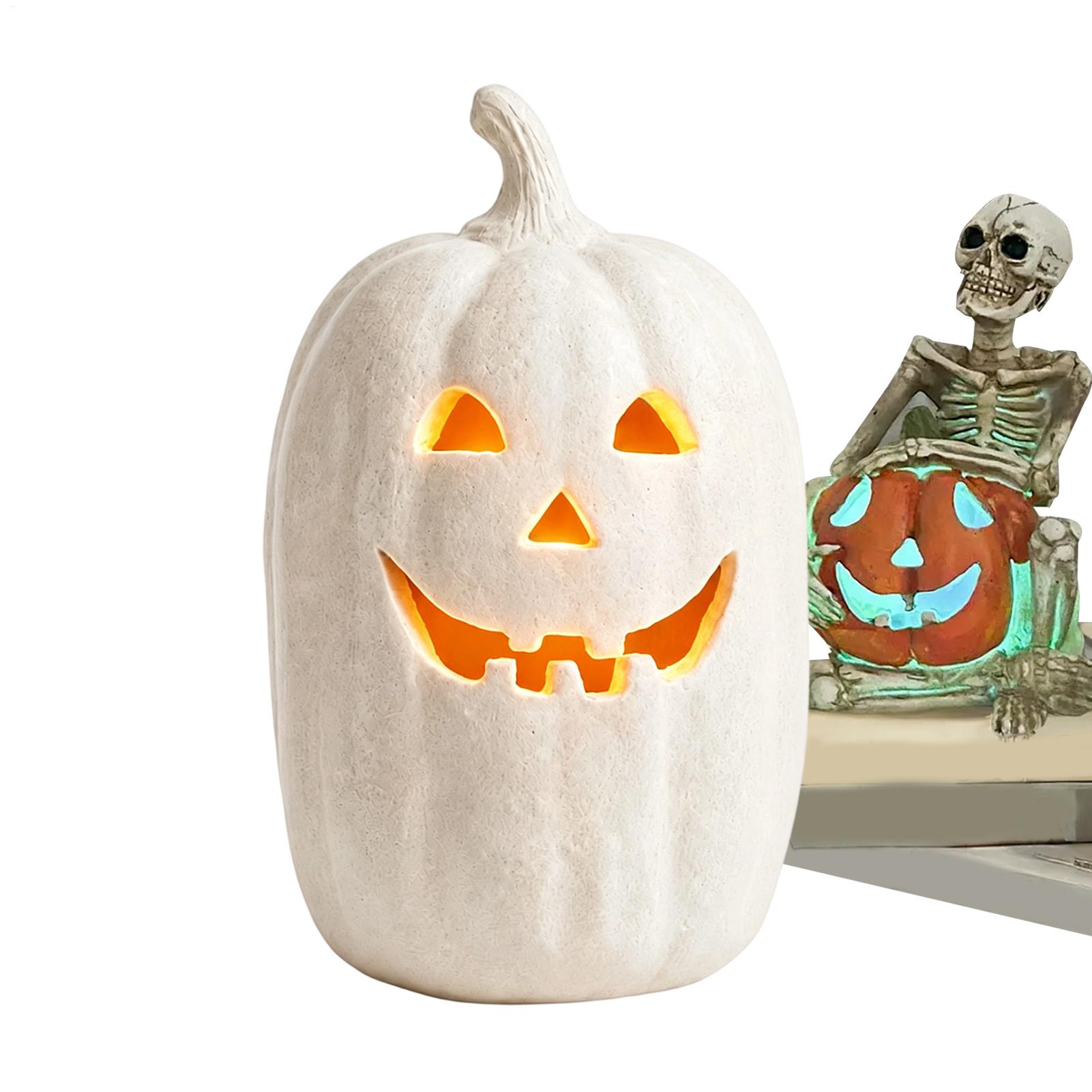Home Decor Halloween - Artesanato de Abóboras de Halloween: Centro