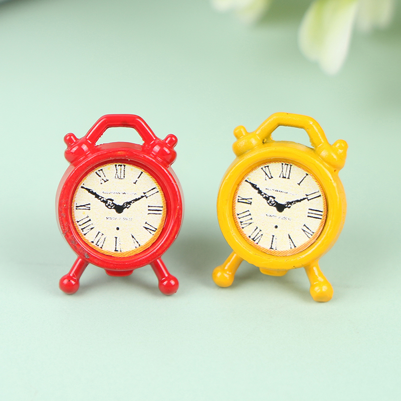 Home Decor Furniture - 1pc escala 1:12 despertador boneca cozinha
