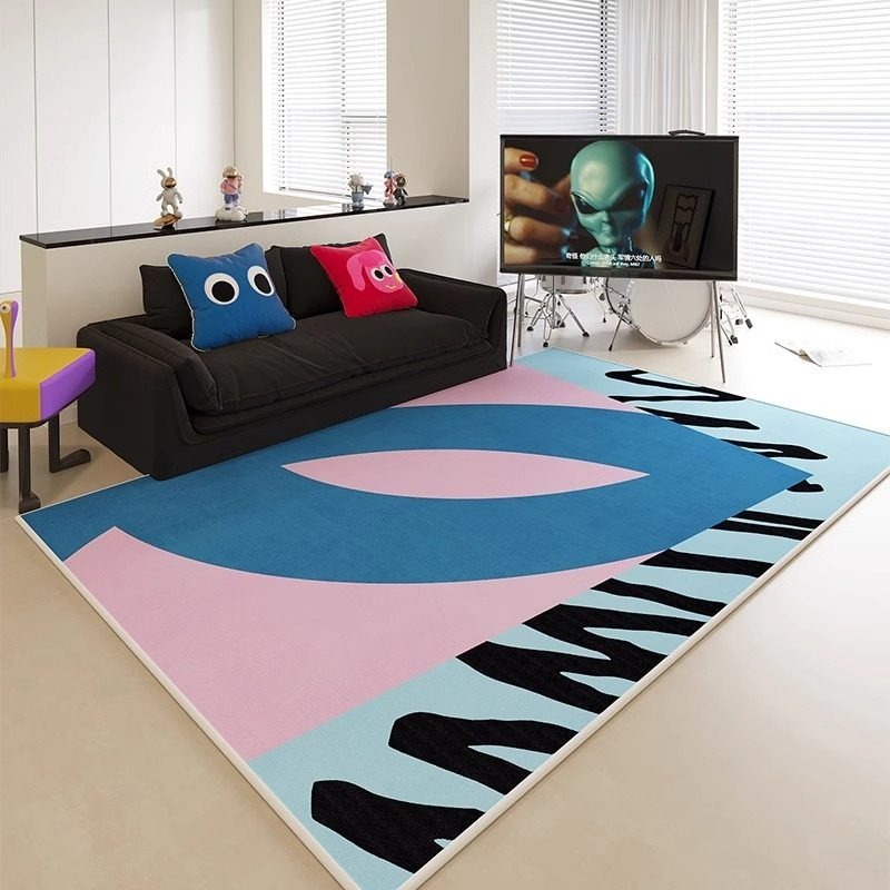 Home Decor Ig - Tapete Abstrato com Estampa Colorida para