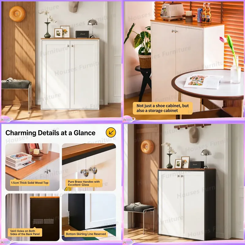 Home Decor Furniture - Organizador de Sapatos Moderno com Prateleiras