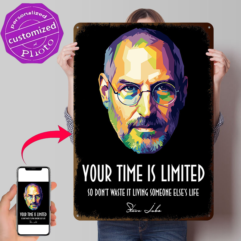 Home Decor Jobs - Retrato Pop Art de Steve Jobs