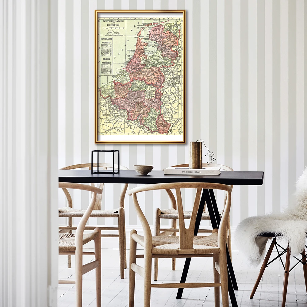 Home Decor Netherlands - Quadro decorativo vintage para parede, 42*59cm,