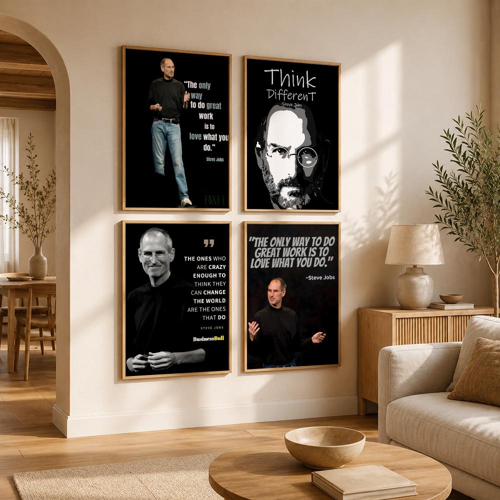 Pôster com Citações de Steve J - Home Decor Jobs avaliação e preço