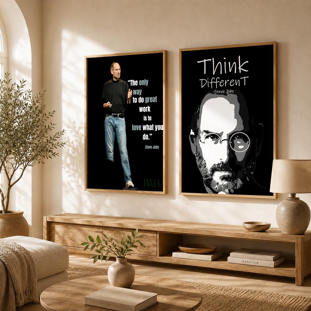 Pôster com Citações de Steve J - Home Decor Jobs avaliação e preço