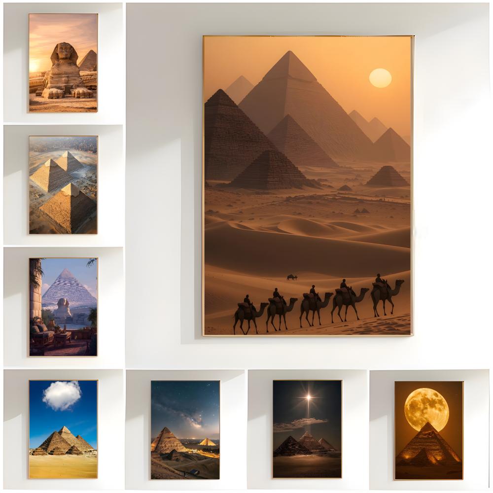Pôster das Pirâmides do Egito, - Home Decor Egypt avaliação e preço