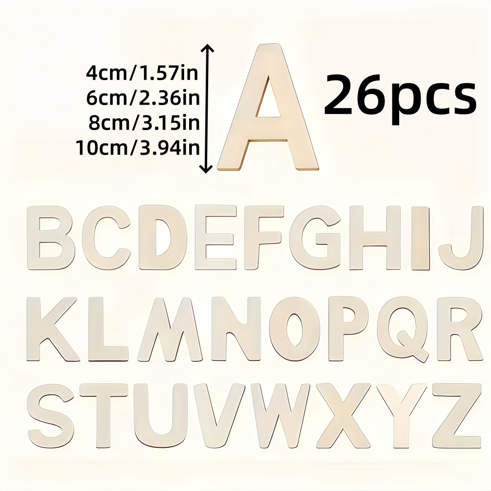 26 Letras de Madeira Personali - Wooden Letter Sign avaliação e preço