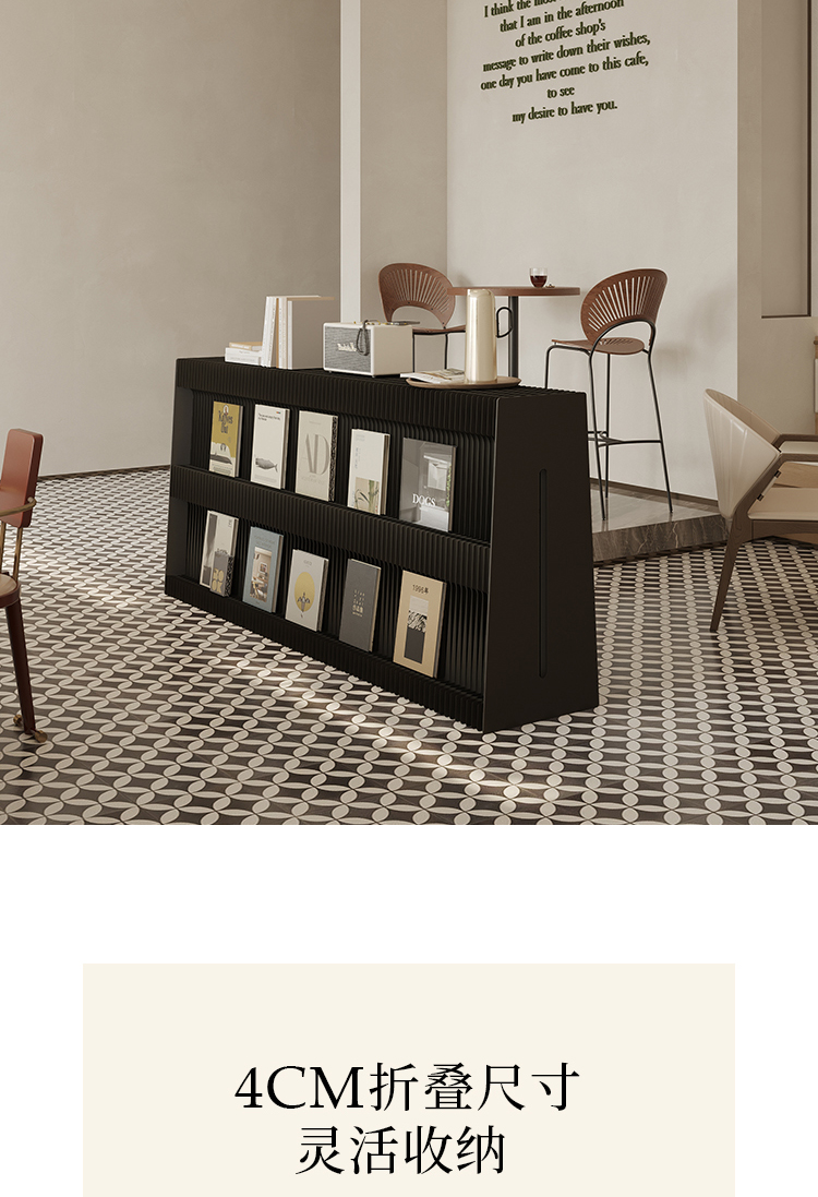 Estante dobrável para jornal,  - Home Decor Brochure avaliação e preço