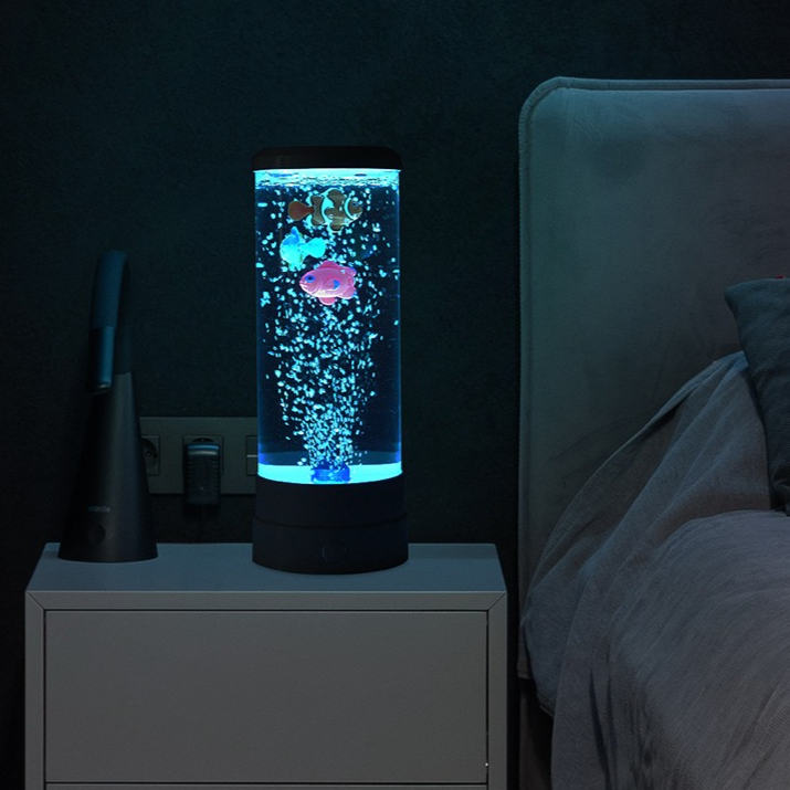 Peixe de Bolhas LED Multicolor - Home Decor Simulator avaliação e preço