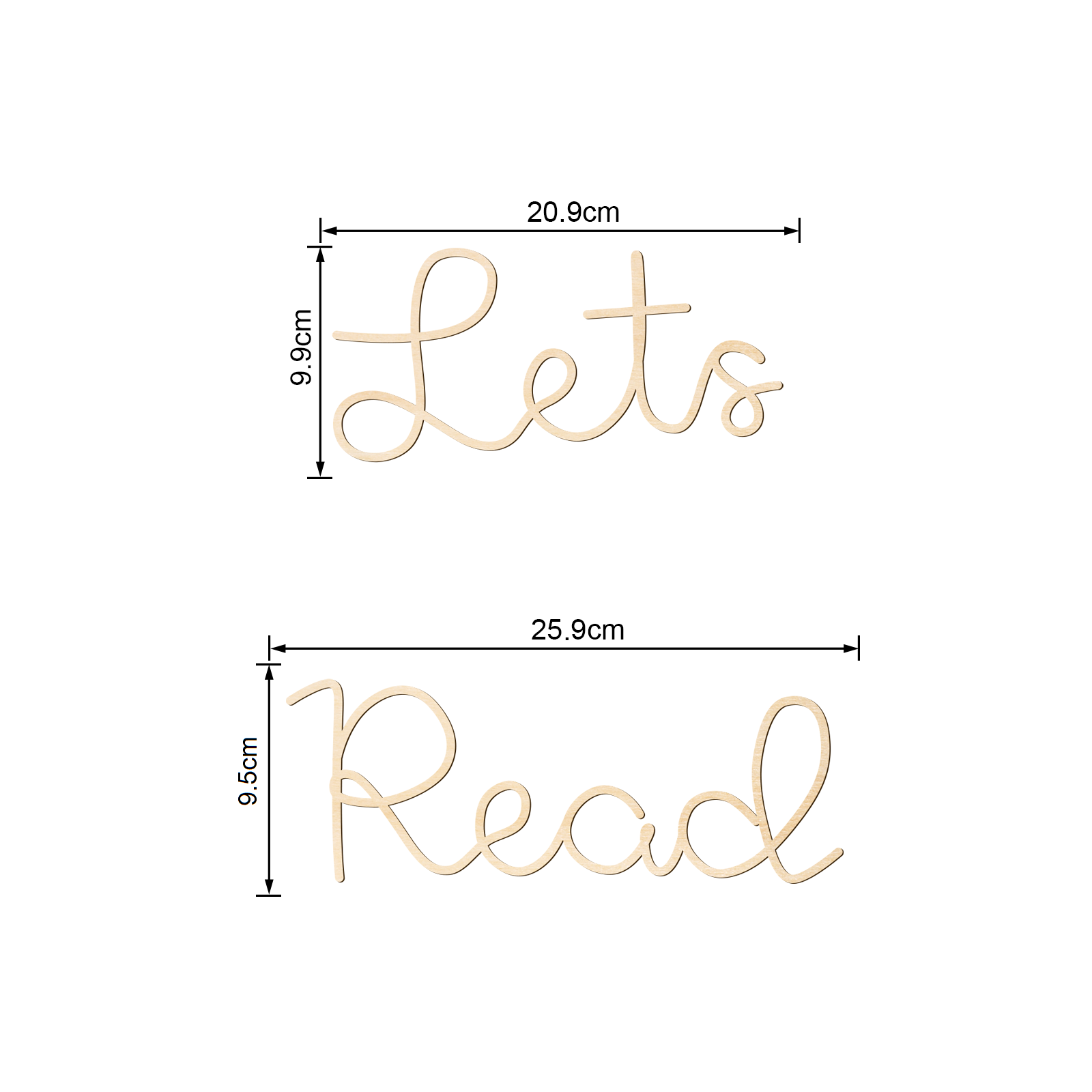Vamos ler sinal de parede de m - Wooden Letter Sign avaliação e preço