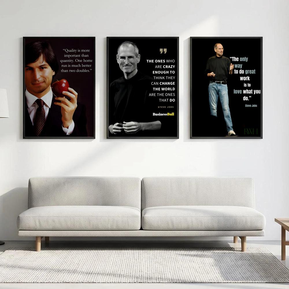 Pôster com citações de Steve J - Home Decor Jobs avaliação e preço