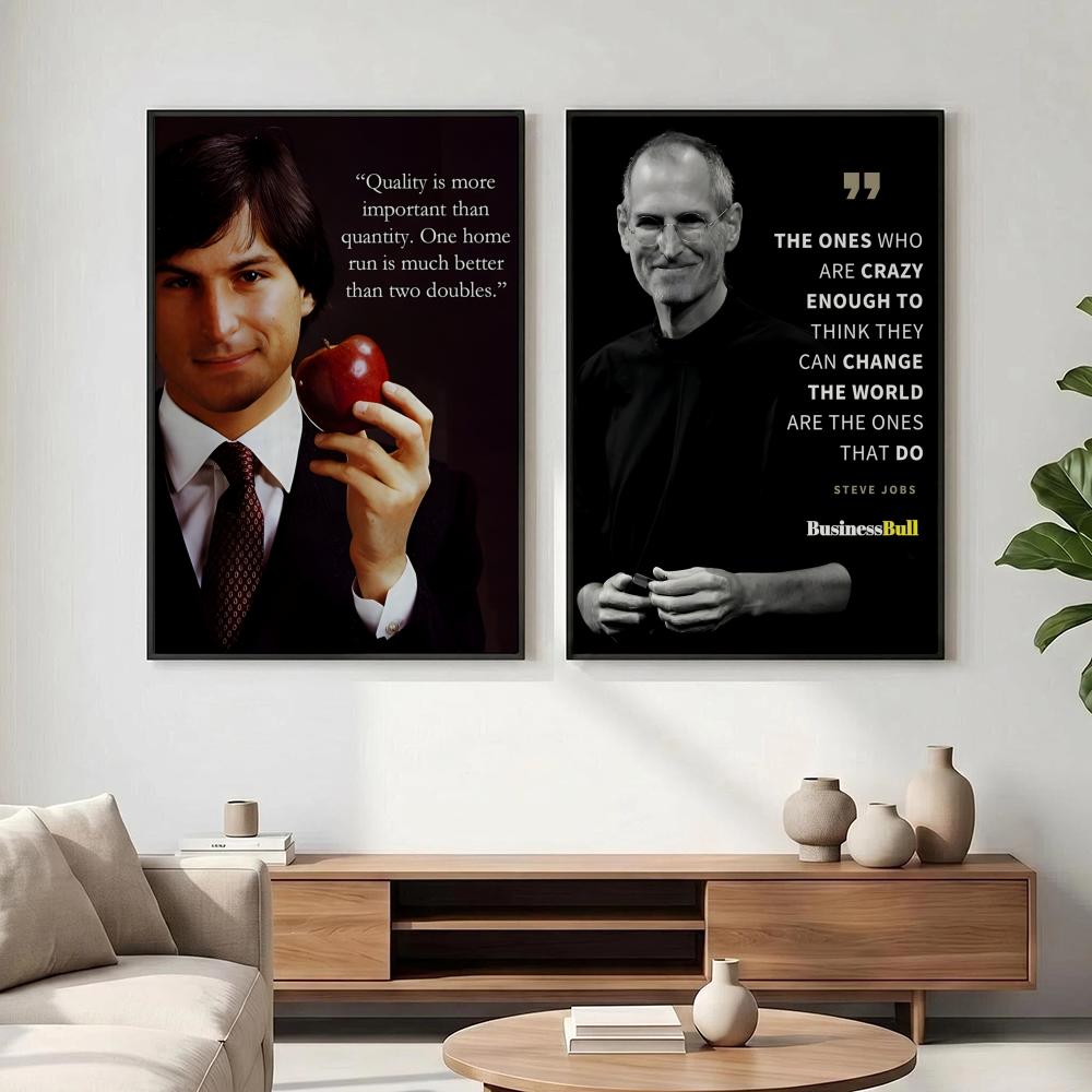 Pôster com citações de Steve J - Home Decor Jobs avaliação e preço
