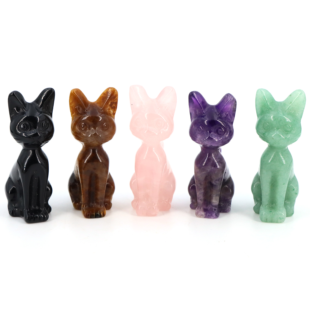 Pedra natural estátua de gato  - Home Decor Egypt avaliação e preço