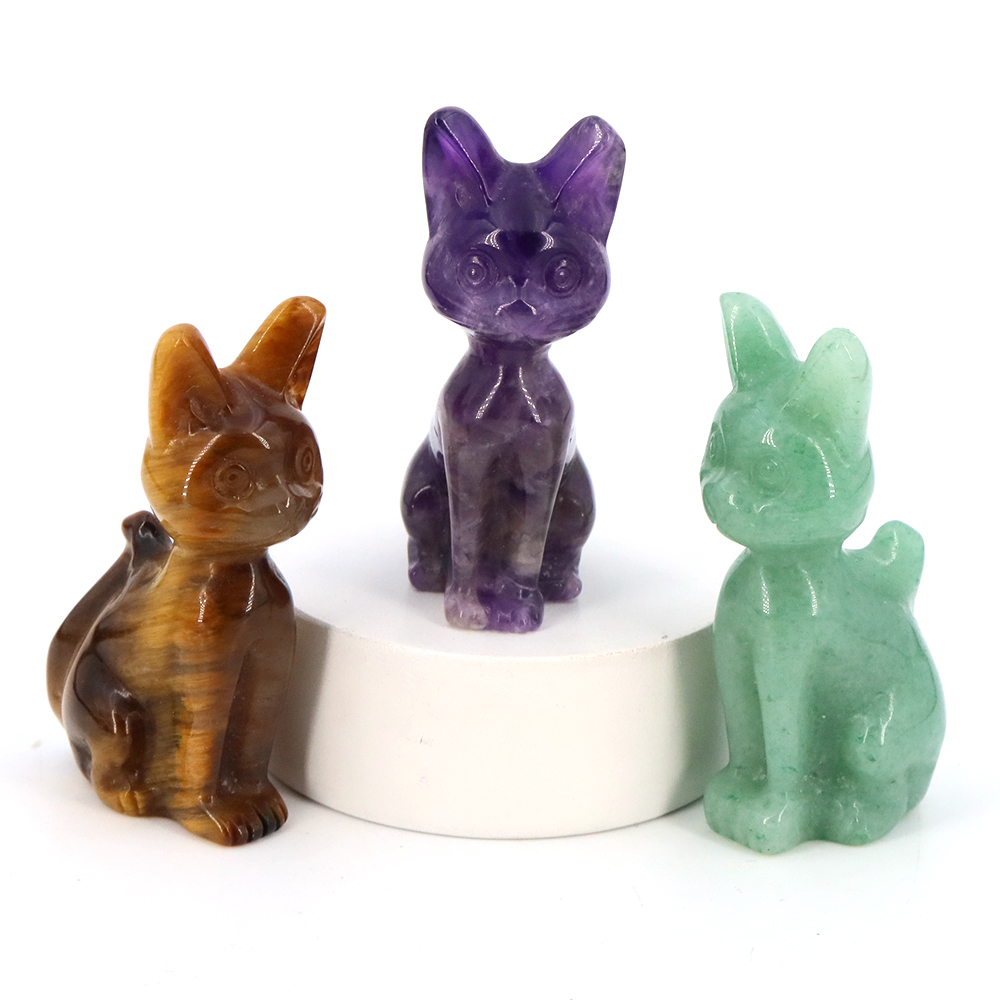 Pedra natural estátua de gato  - Home Decor Egypt avaliação e preço