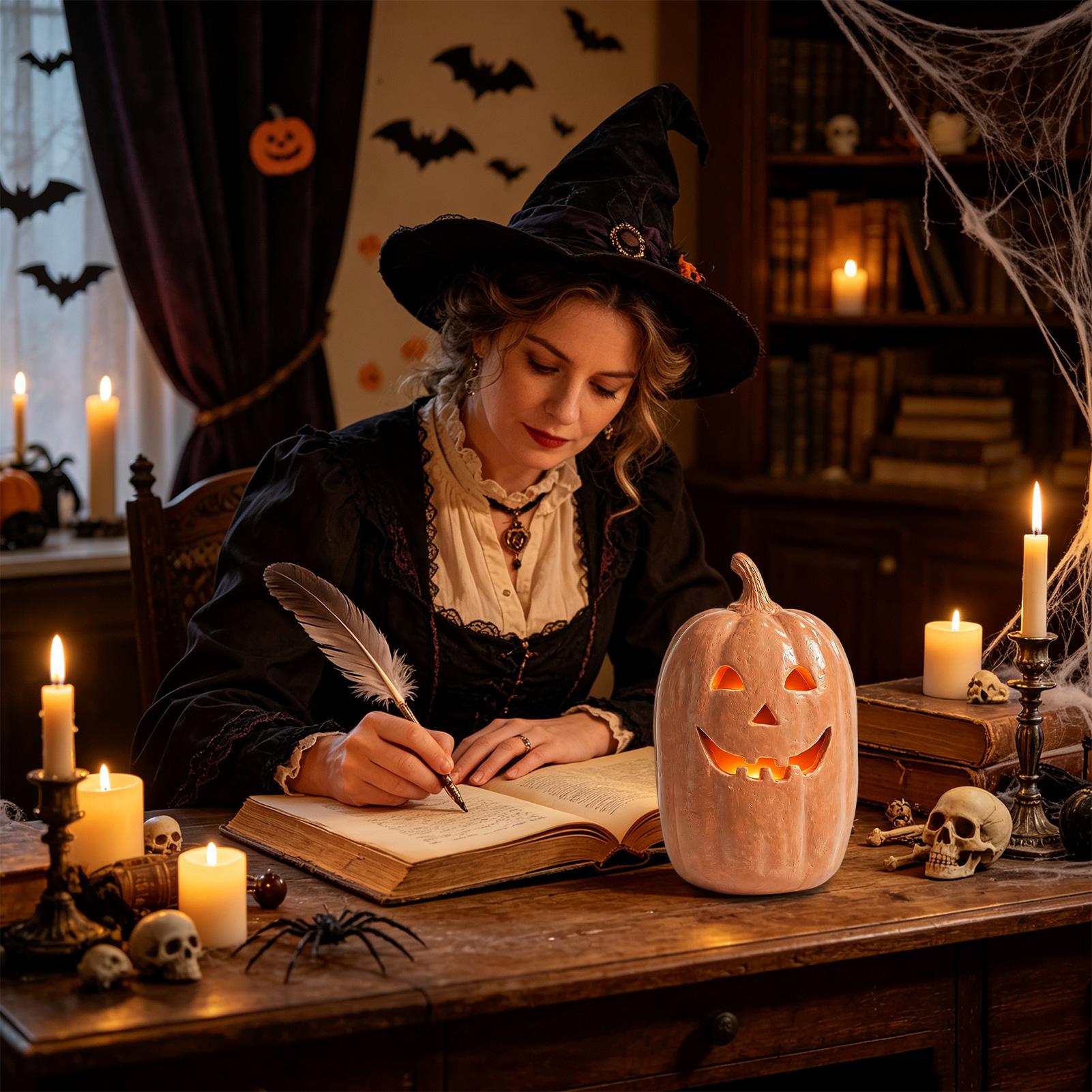 Lanternas de Abóbora Artesanai - Home Decor Halloween avaliação e preço