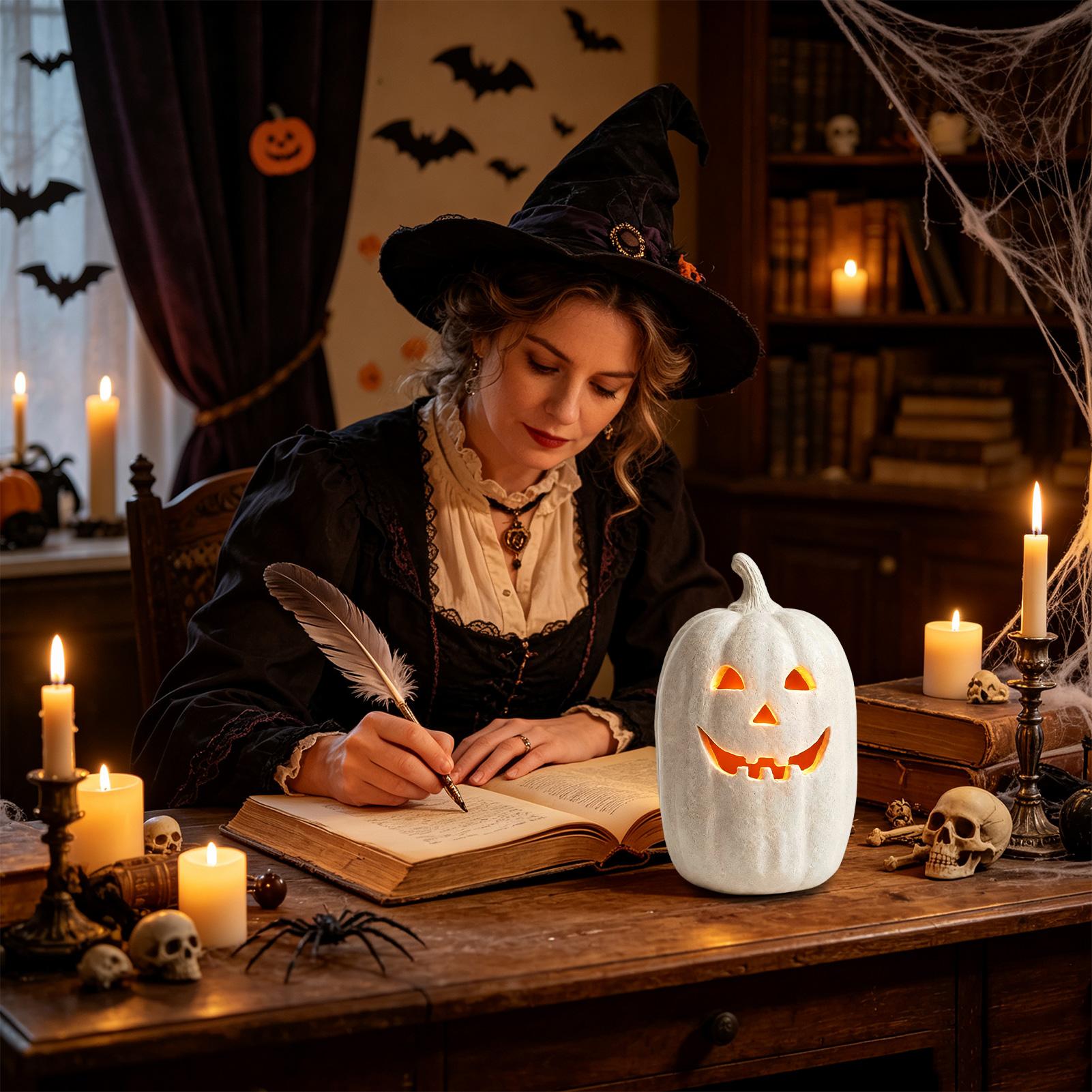 Lanternas de Abóbora Artesanai - Home Decor Halloween avaliação e preço