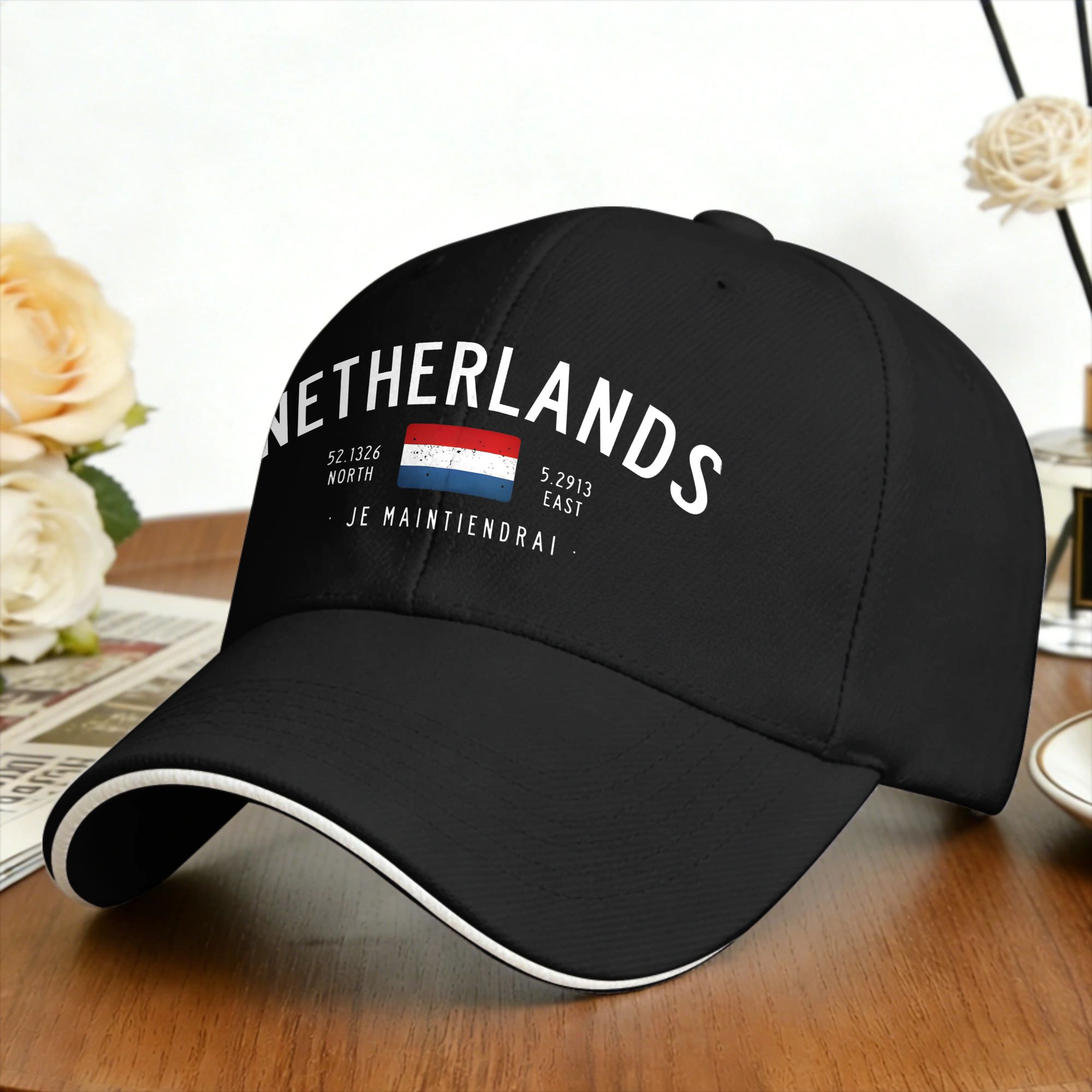 Boné Casual com Bandeira dos P - Home Decor Netherlands avaliação e preço