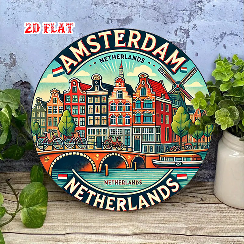 Arte de Parede Redonda de Meta - Home Decor Netherlands avaliação e preço