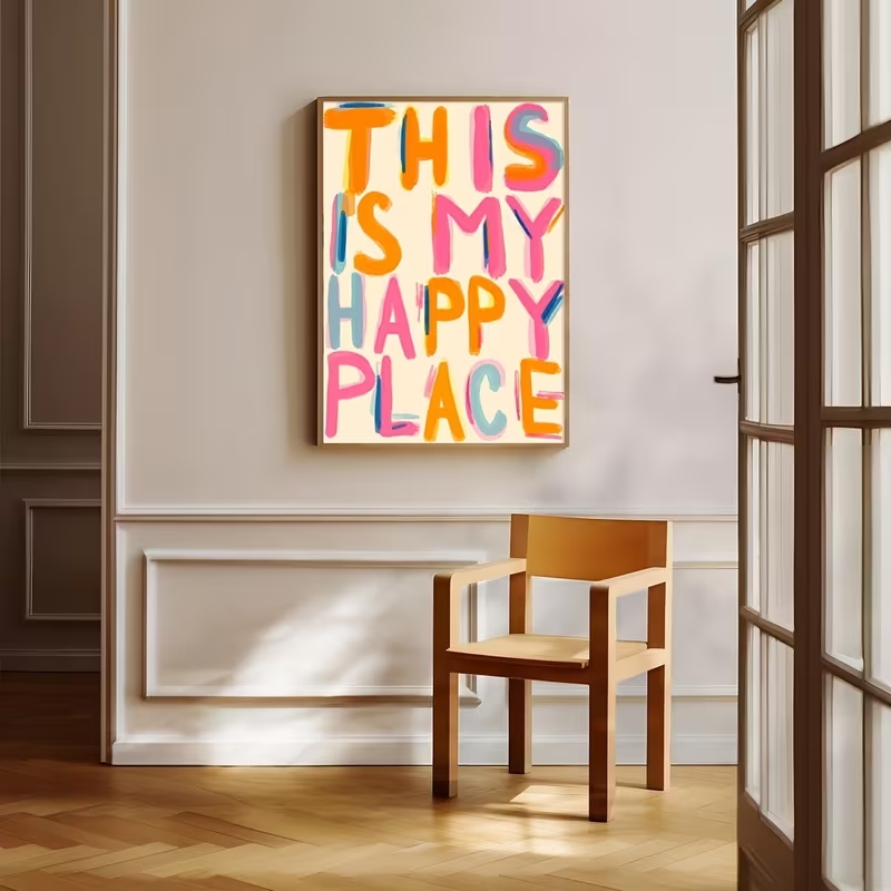 Arte de parede moderna com cit - Home Decor On Wall avaliação e preço