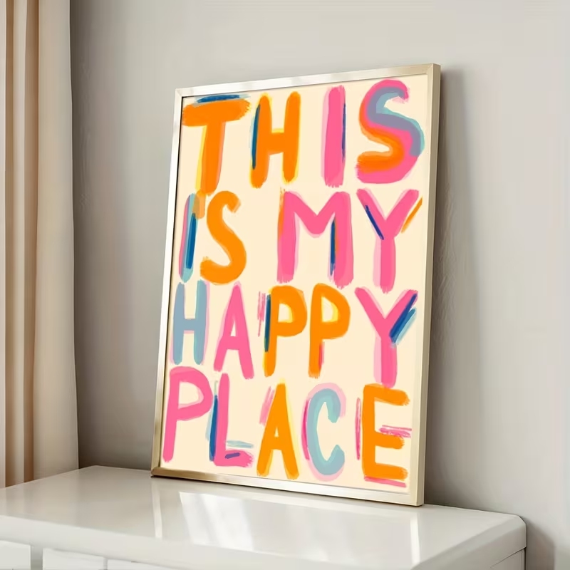 Arte de parede moderna com cit - Home Decor On Wall avaliação e preço