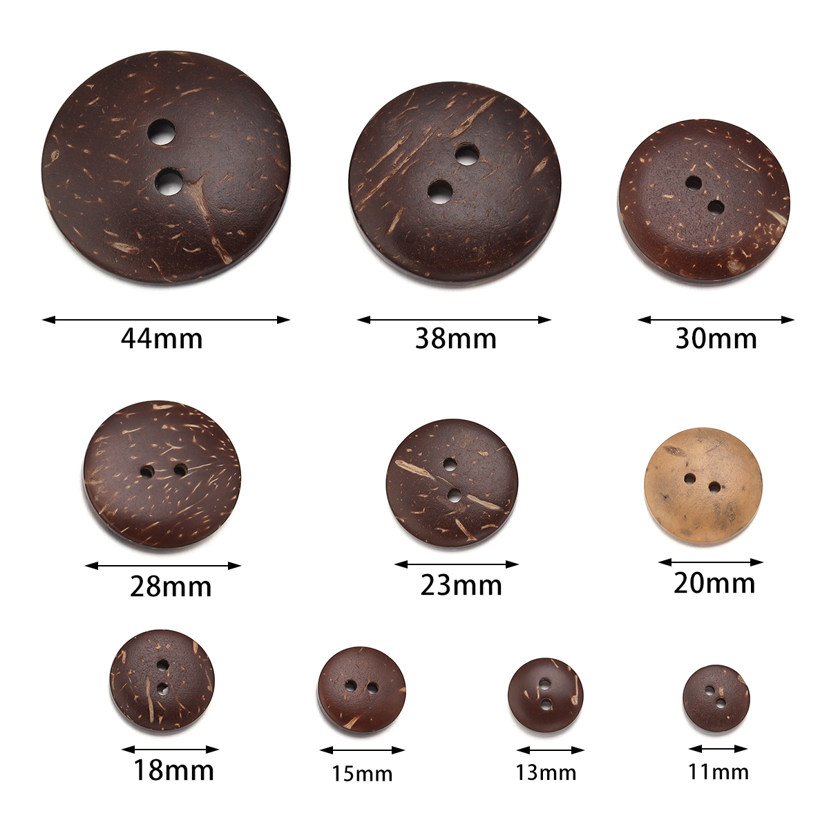 10-100Pcs botão de casca de co - Home Decor Solution avaliação e preço