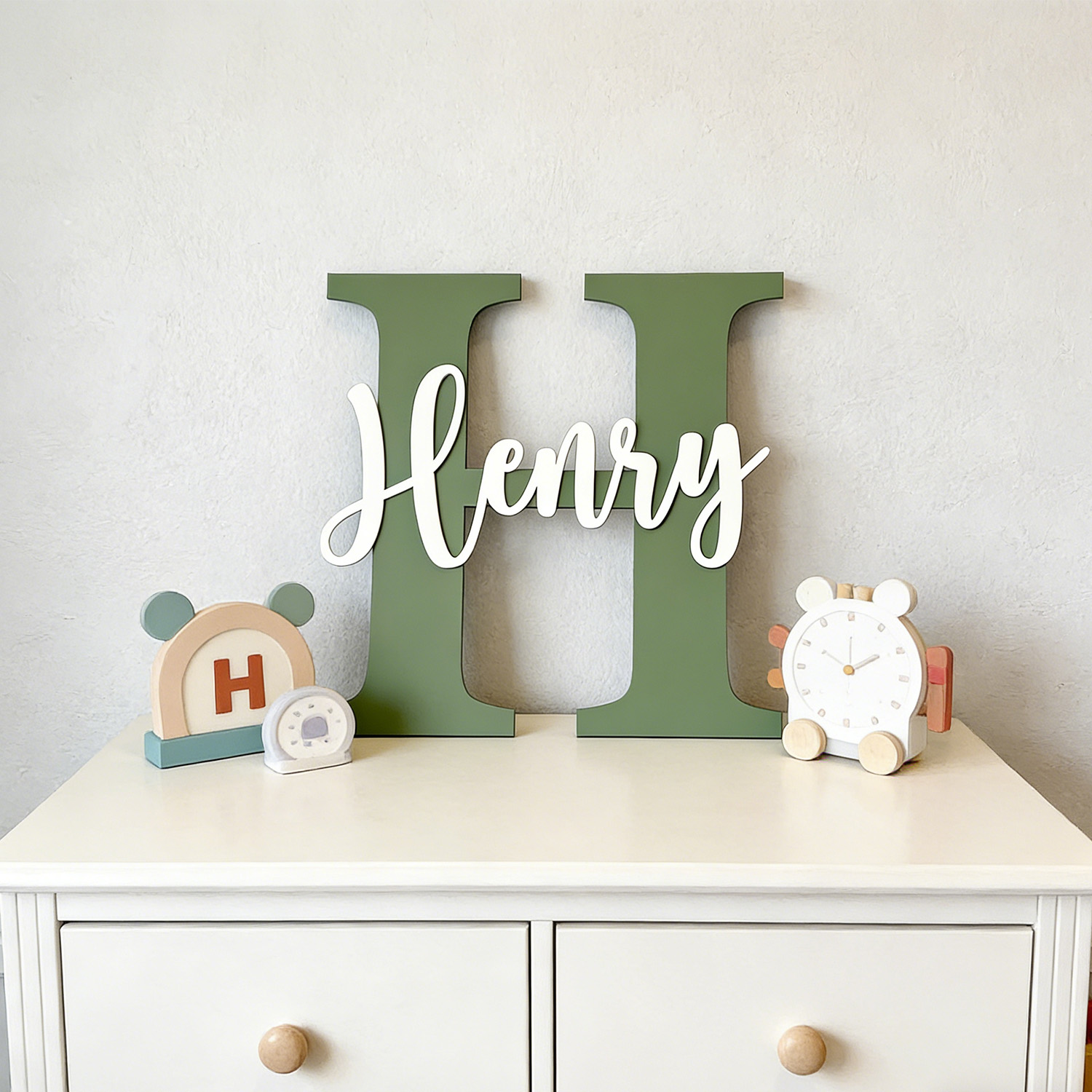 Placa de Nome Personalizada em - Wooden Letter Sign avaliação e preço