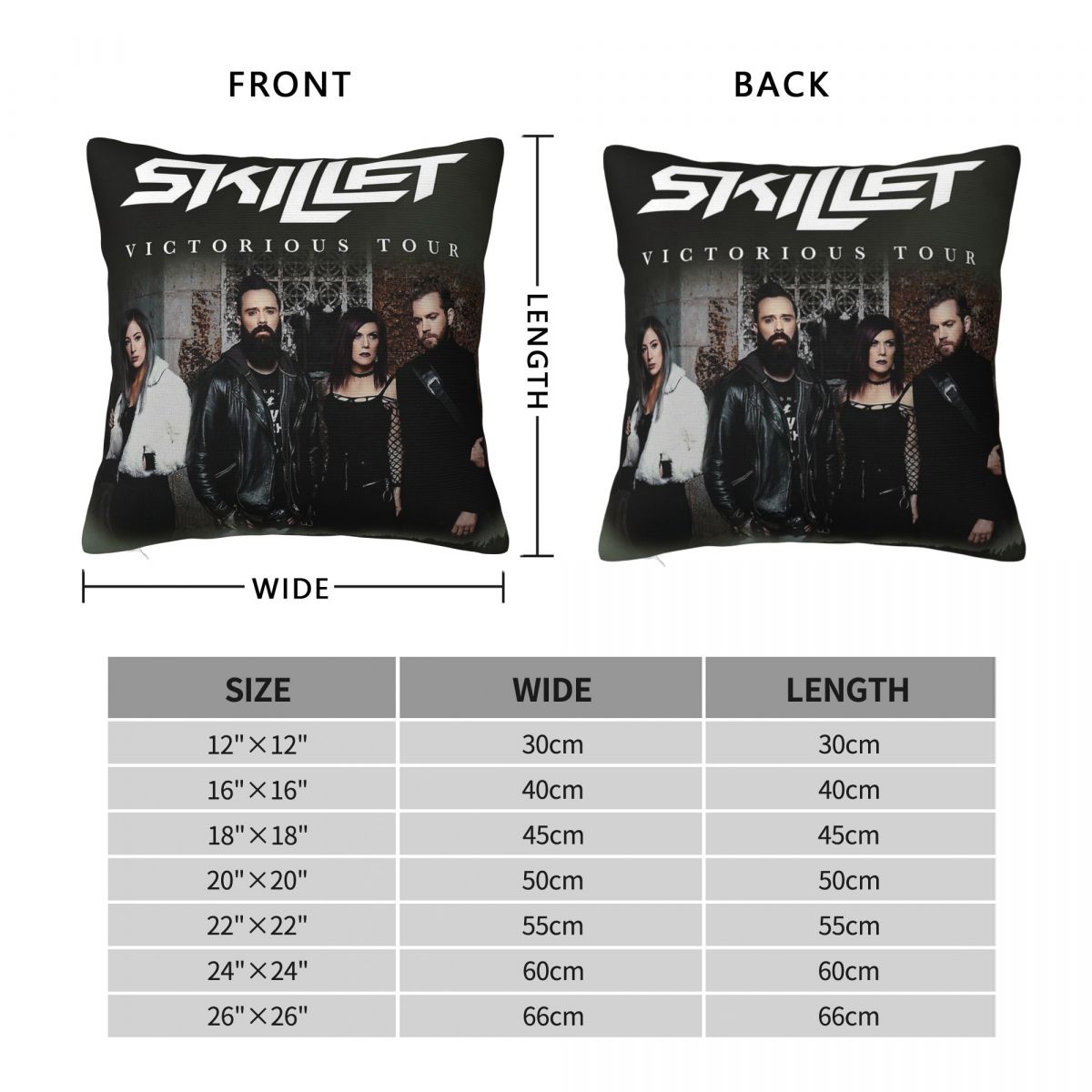 Capa de almofada Skillet Band  - Victory Home Decor avaliação e preço