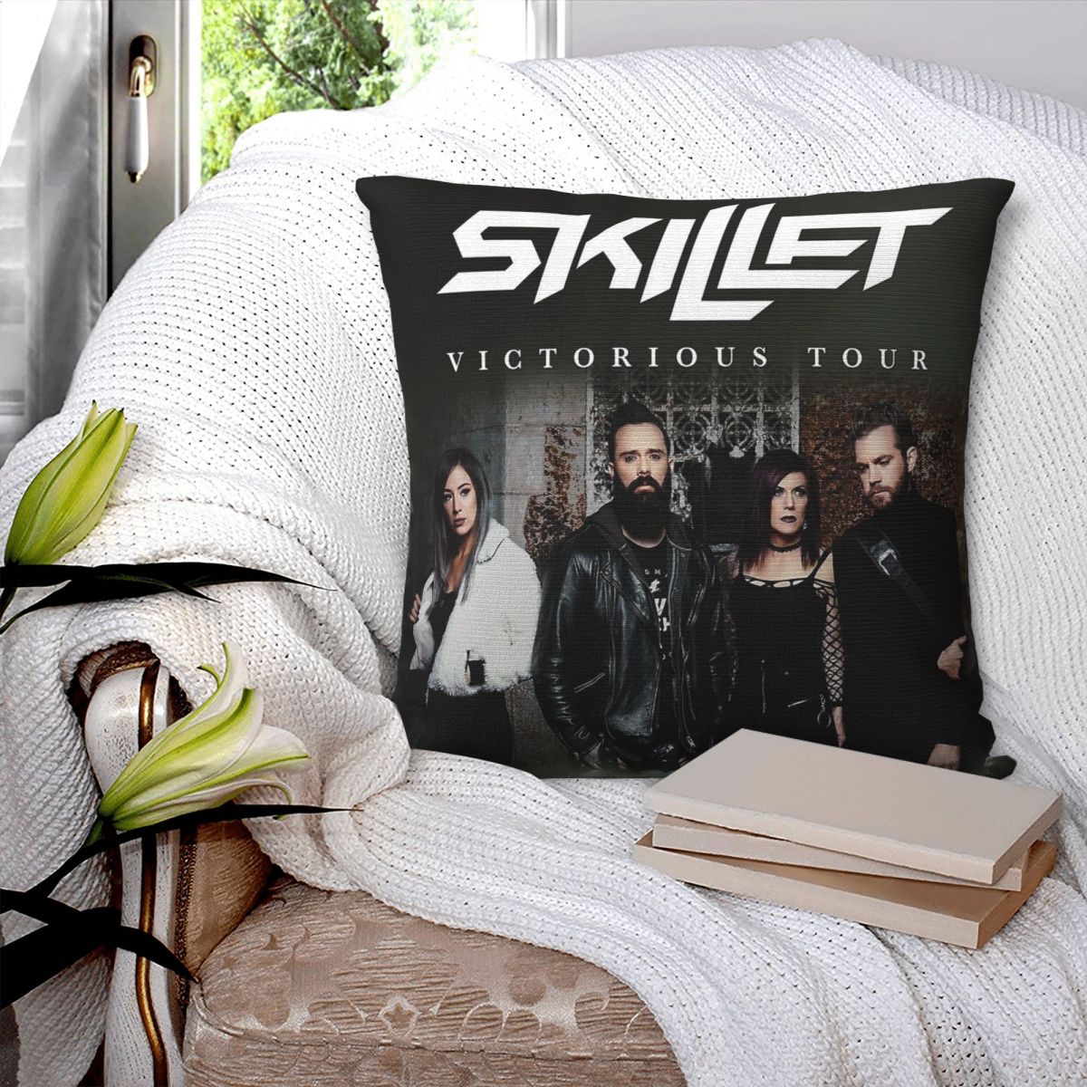 Capa de almofada Skillet Band  - Victory Home Decor avaliação e preço