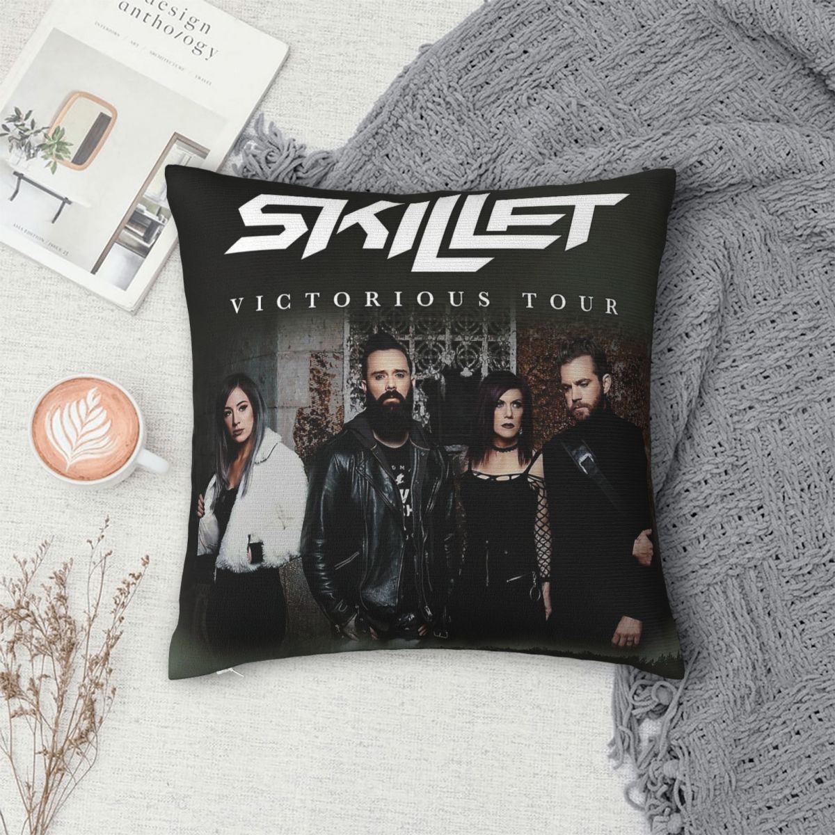 Capa de almofada Skillet Band  - Victory Home Decor avaliação e preço
