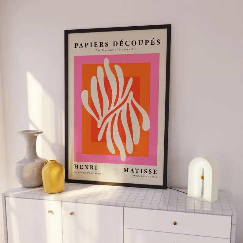 3 peças de arte moderna laranj - Home Decor On Wall avaliação e preço