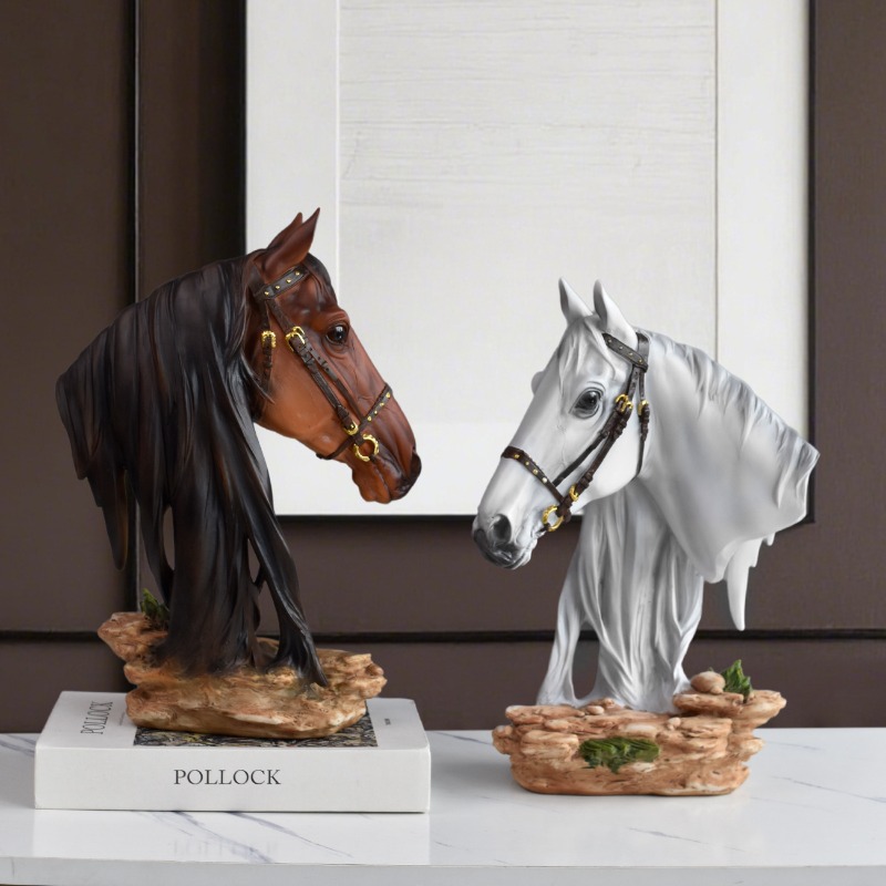 Estátua de Cavalo de Resina Es - Victory Home Decor avaliação e preço