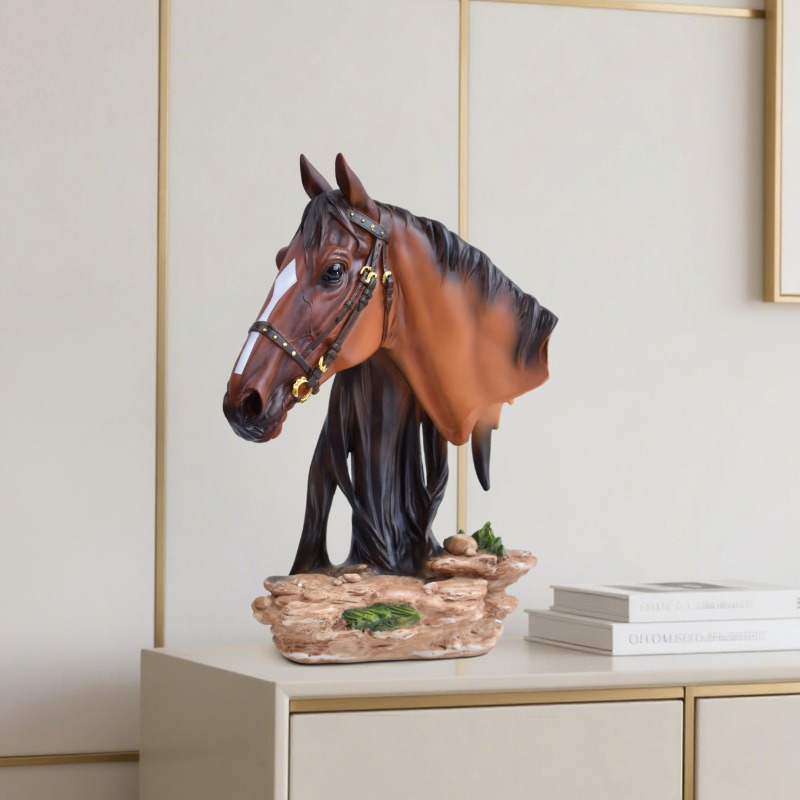 Estátua de Cavalo de Resina Es - Victory Home Decor avaliação e preço