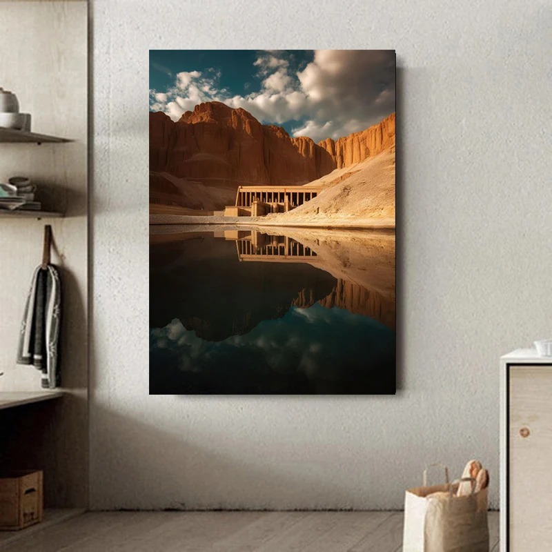 Antigo Egito Paisagem Art Post - Home Decor Egypt avaliação e preço