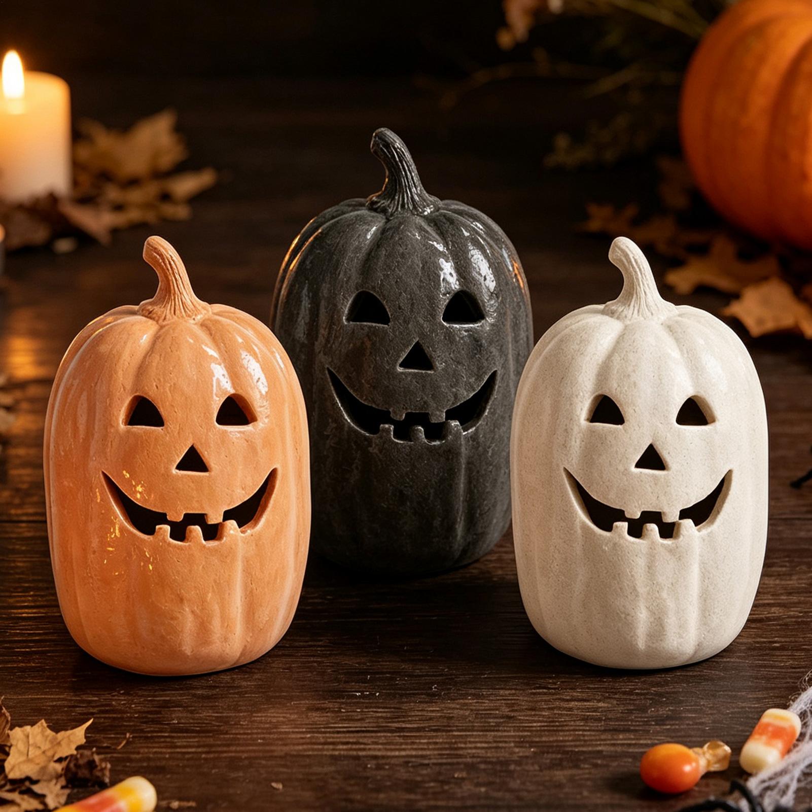 Artesanato de Abóboras de Hall - Home Decor Halloween avaliação e preço