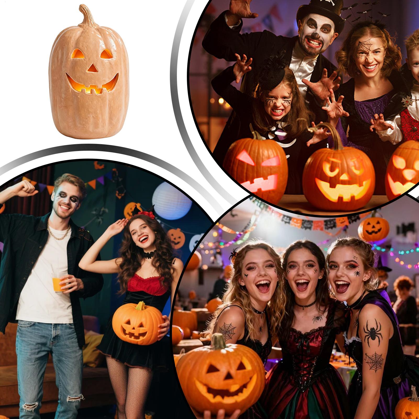 Artesanato de Abóboras de Hall - Home Decor Halloween avaliação e preço