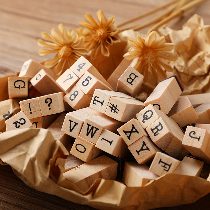 Conjunto De Selos Assorted Diá - Wooden Letter Sign avaliação e preço