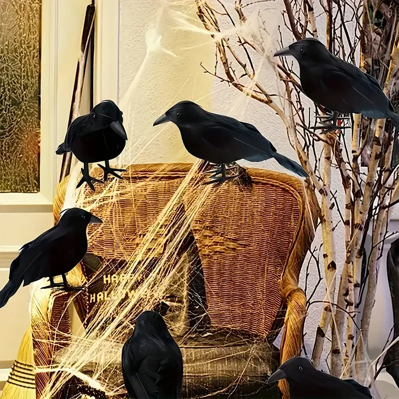 1 Peça Corvo Preto Decoração d - Home Decor Halloween avaliação e preço