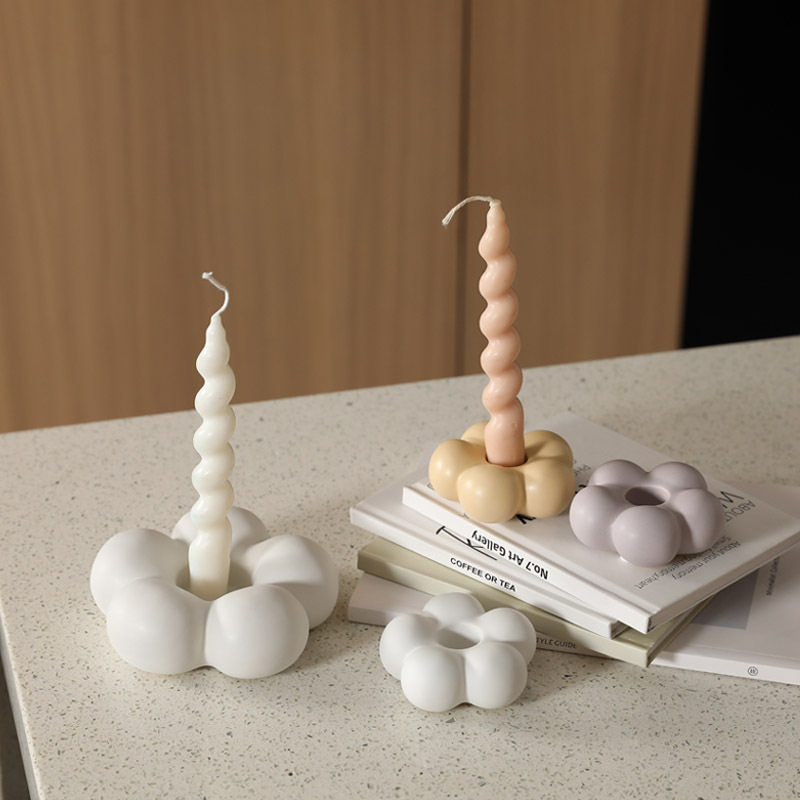 Suporte para Velas em Porcelan - Home Decor White avaliação e preço