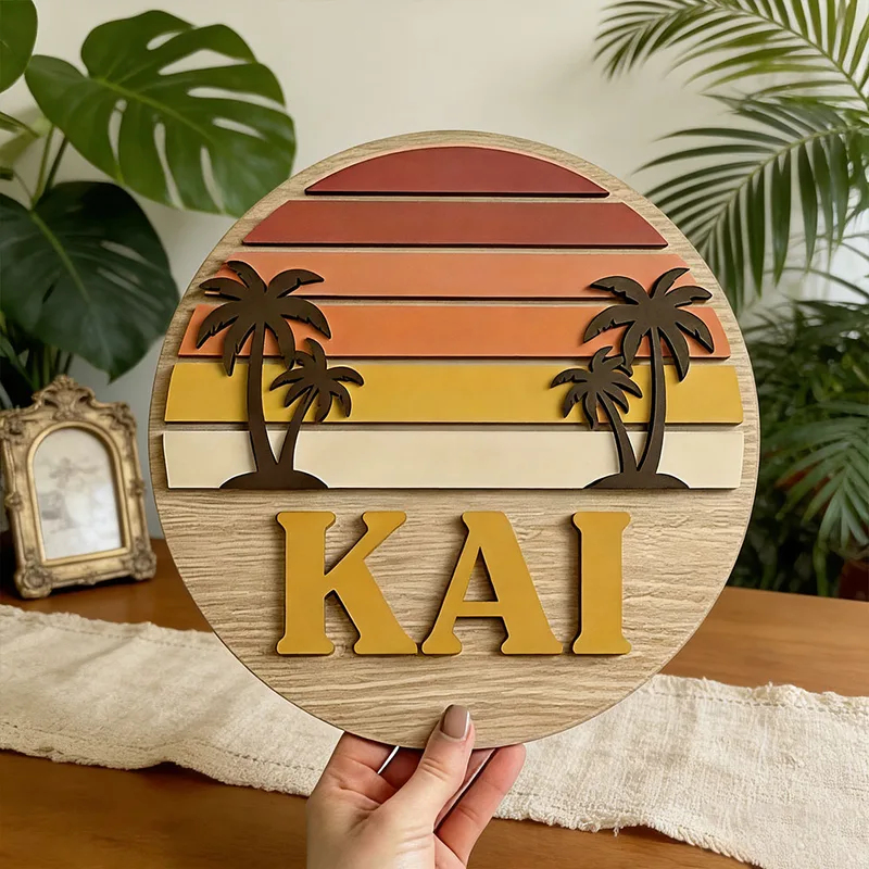 Placa de Madeira Personalizáve - Wooden Letter Sign avaliação e preço