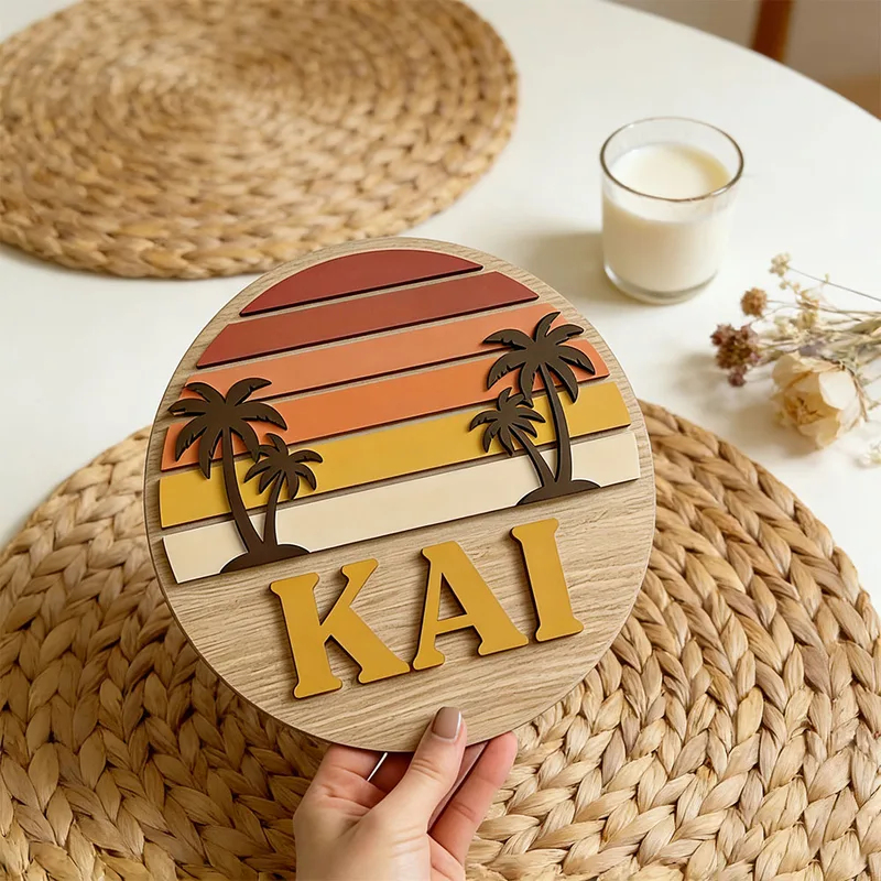 Placa de Madeira Personalizáve - Wooden Letter Sign avaliação e preço