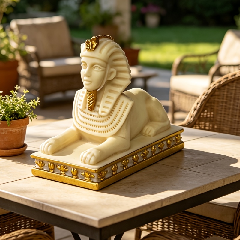 Estátua de Resina Esfinge Egíp - Home Decor Egypt avaliação e preço