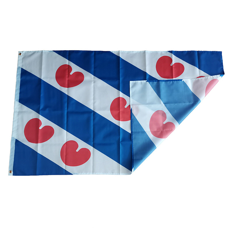 Bandeira da Friesland Holanda  - Home Decor Netherlands avaliação e preço