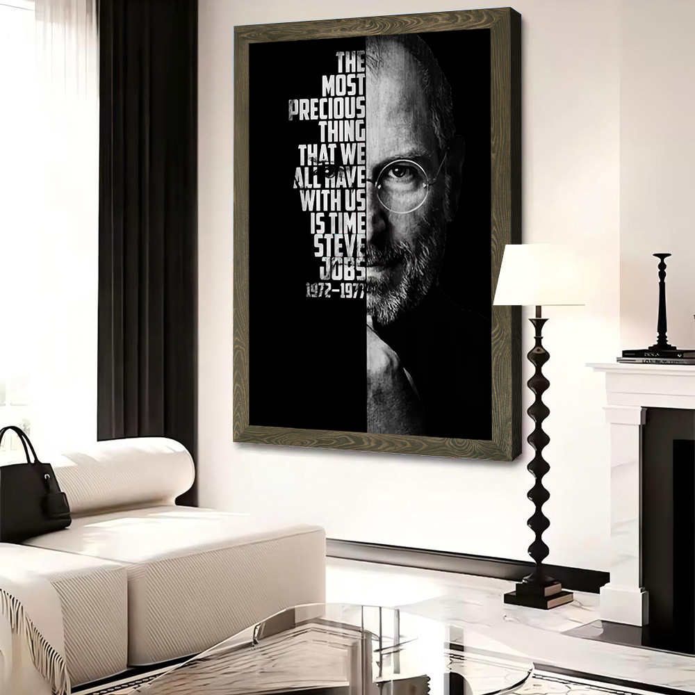 Pôster de lona Steve Jobs, art - Home Decor Jobs avaliação e preço