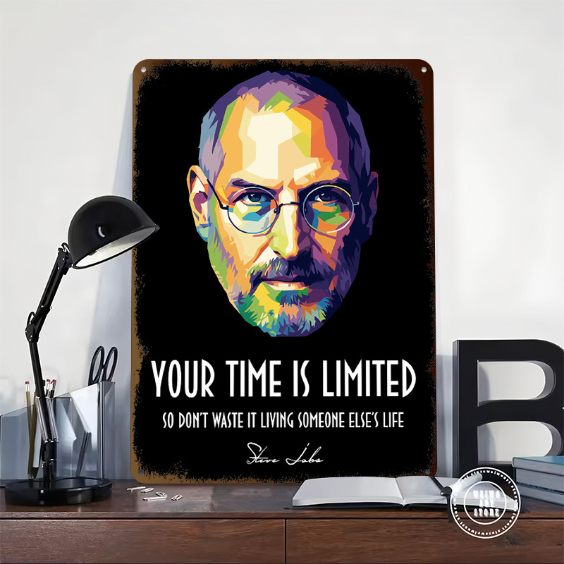 Retrato Pop Art de Steve Jobs  - Home Decor Jobs avaliação e preço