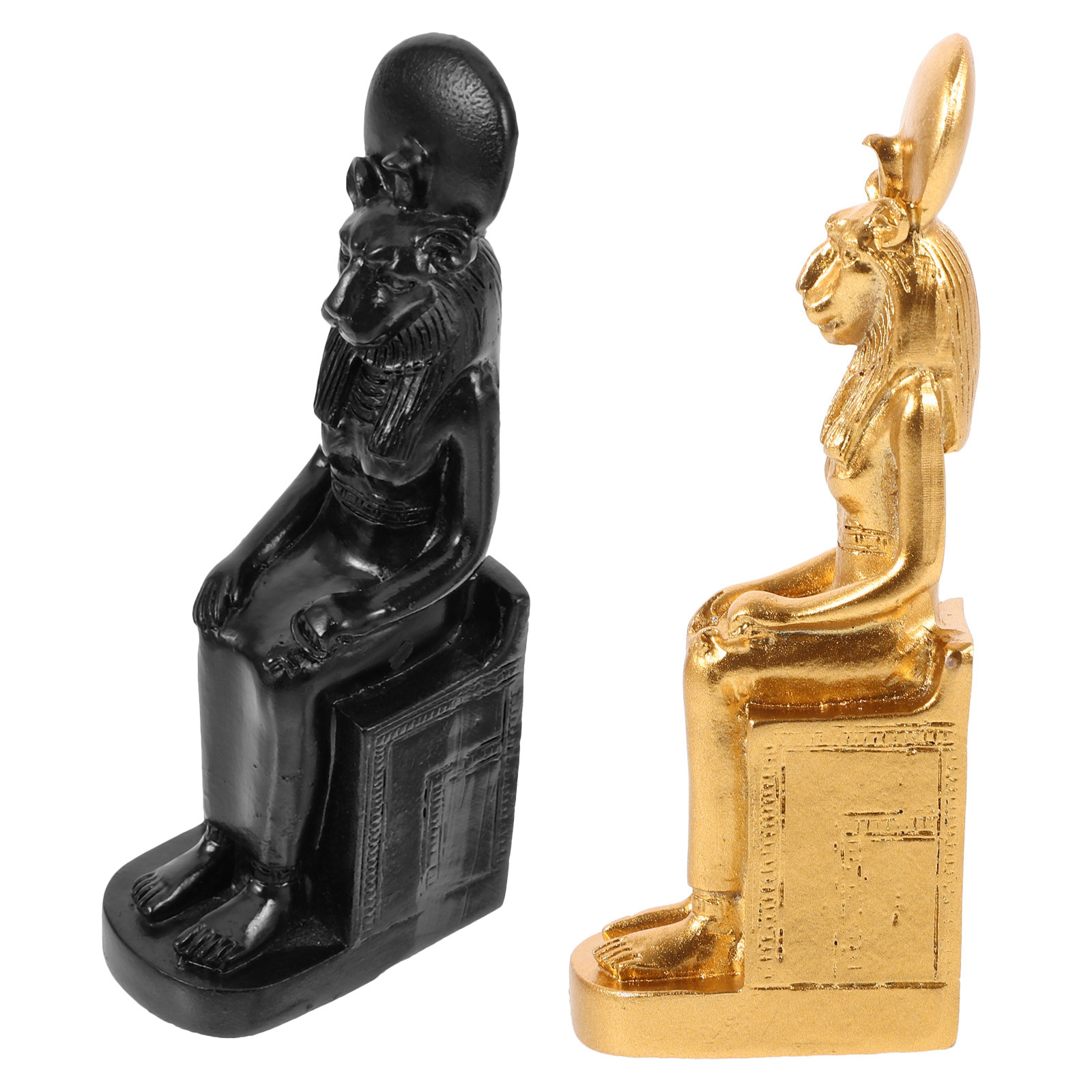 2 Peças de Estátua de Esfinge  - Home Decor Egypt avaliação e preço
