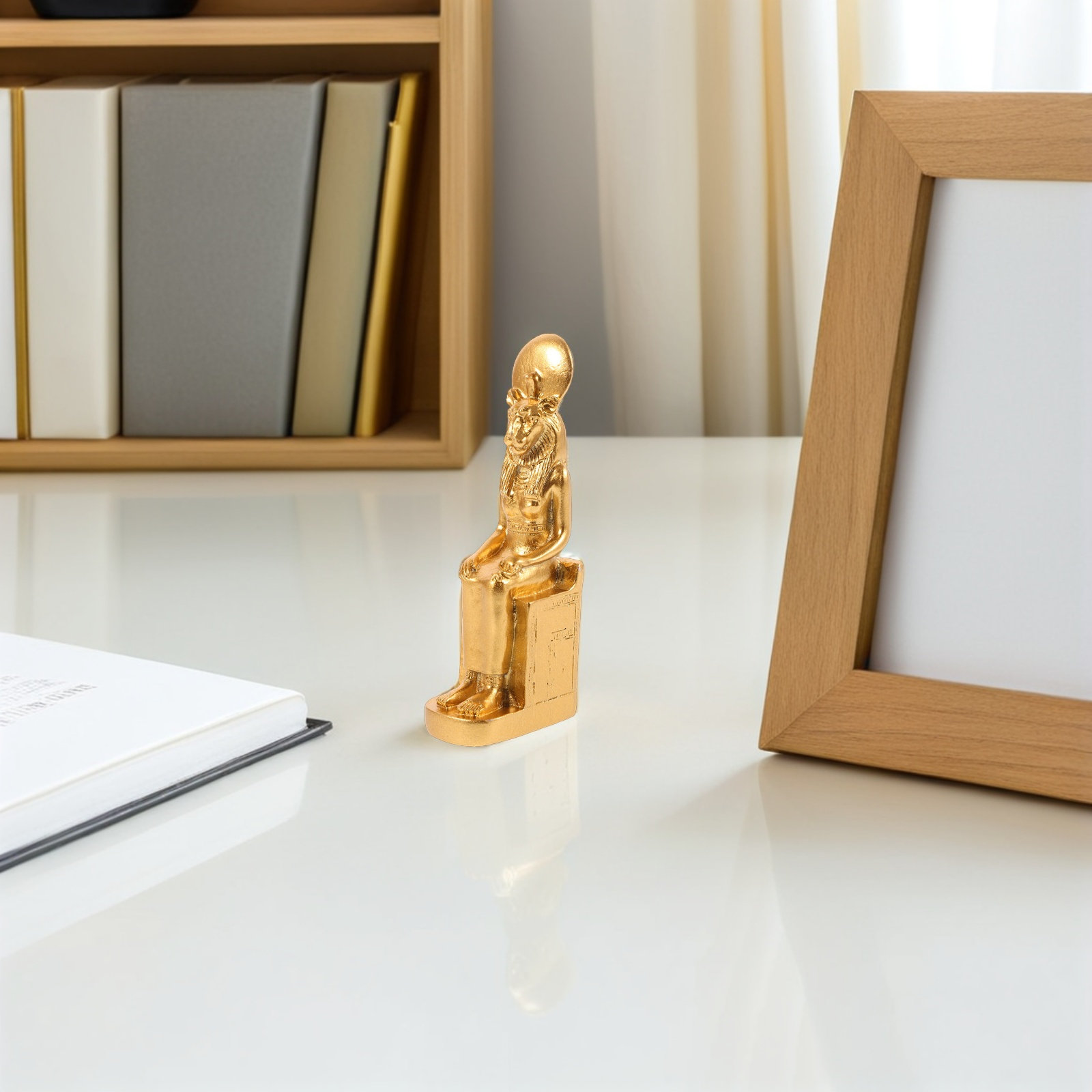 2 Peças de Estátua de Esfinge  - Home Decor Egypt avaliação e preço