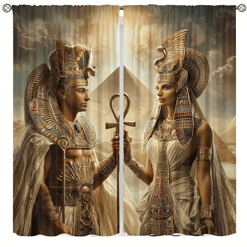 Cortinas Rei e Rainha do Egito - Home Decor Egypt avaliação e preço